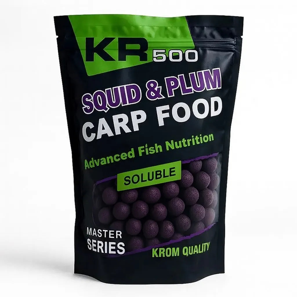 Boilies Solubil Krom Quality KR500 Squid & Plum 20mm 800G