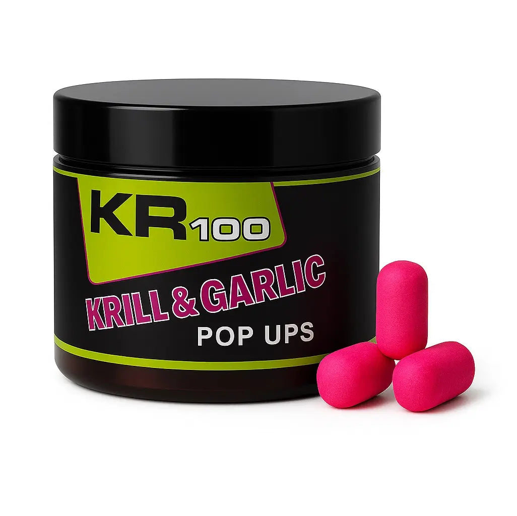 Dumbells Pop Ups Krom Quality KR100 Krill roz și Garlic