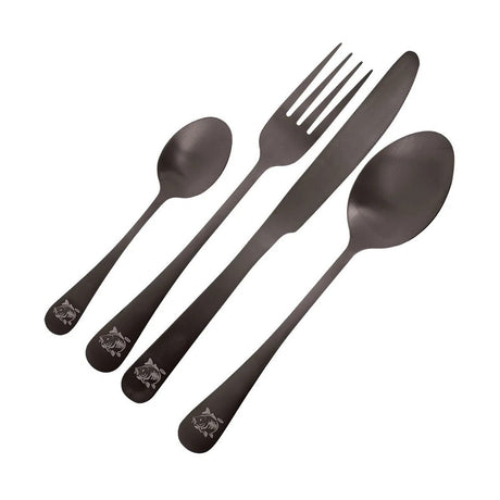 Juego de cubiertos NGT + funda de neopreno - Tienda Carpfishing