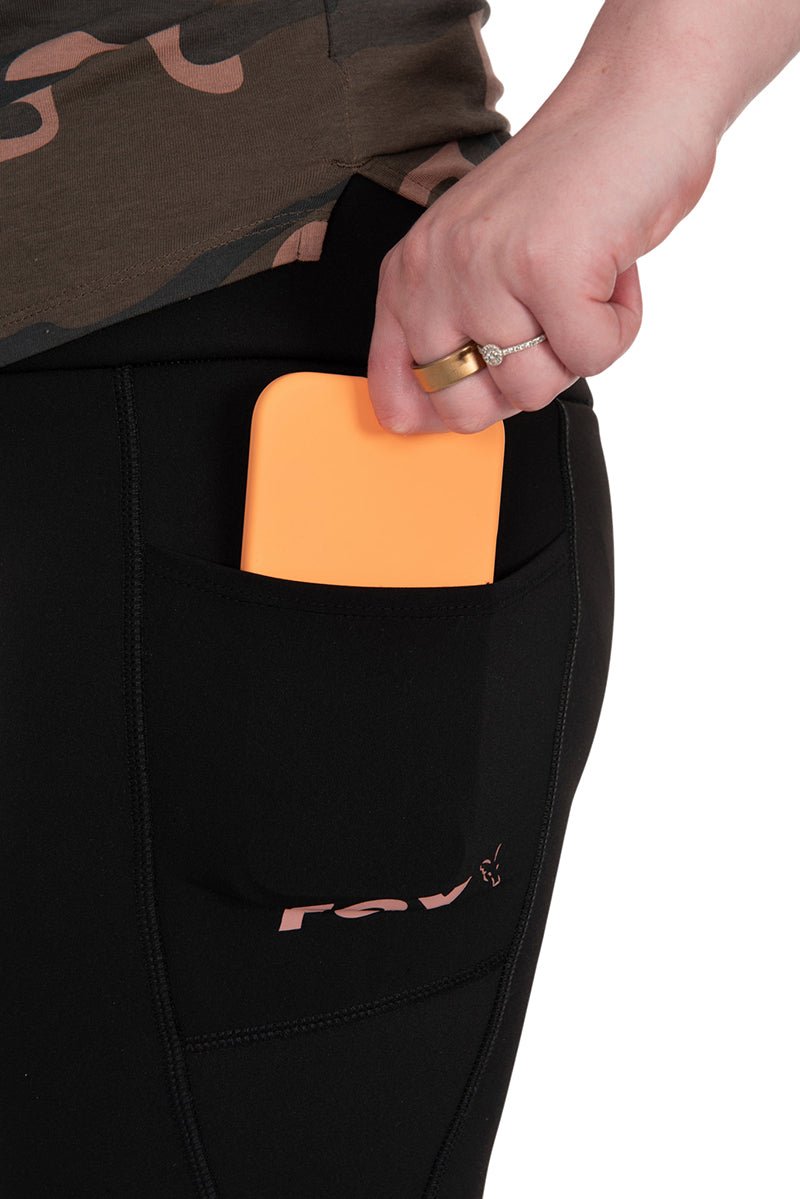 Leggins Fox WC Negros Para Mujer - Tienda Carpfishing