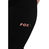 Leggins Mujer Fox Black Lined - Tienda Carpfishing
