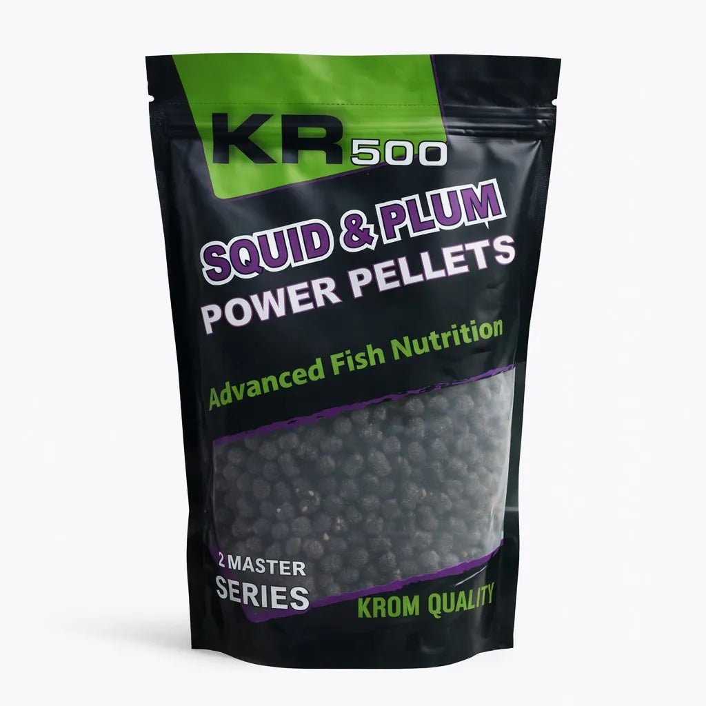 Pellets Krom Quality KR500 Power Squid & Plum 8MM 800G - Tienda Carpfishing