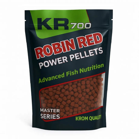 Pellets Krom Quality KR700 Power Robin Red 8MM 800G - Tienda Carpfishing