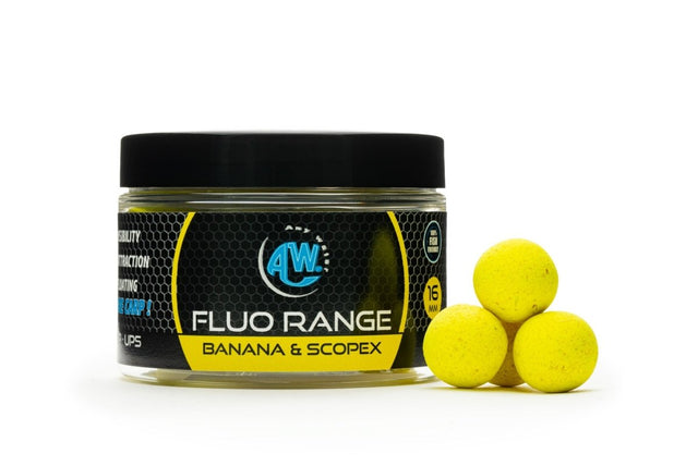 Pop ups Any Water Fluo Banana & Scopex 16 mm - Tienda Carpfishing