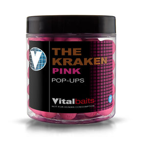 Pop ups Vitalbaits The Kraken Rosa 18 mm - Tienda Carpfishing