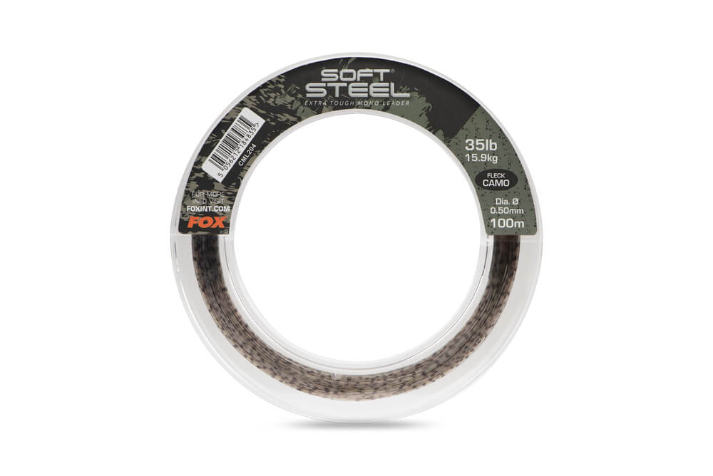 Puente de línea Fox Soft Steel Camo 80 - 100 m - Tienda Carpfishing