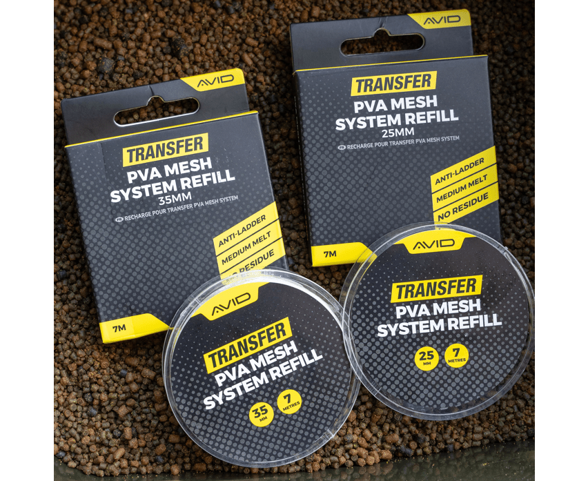 Recambio de malla de PVA Avid Carp 35 mm - Tienda Carpfishing