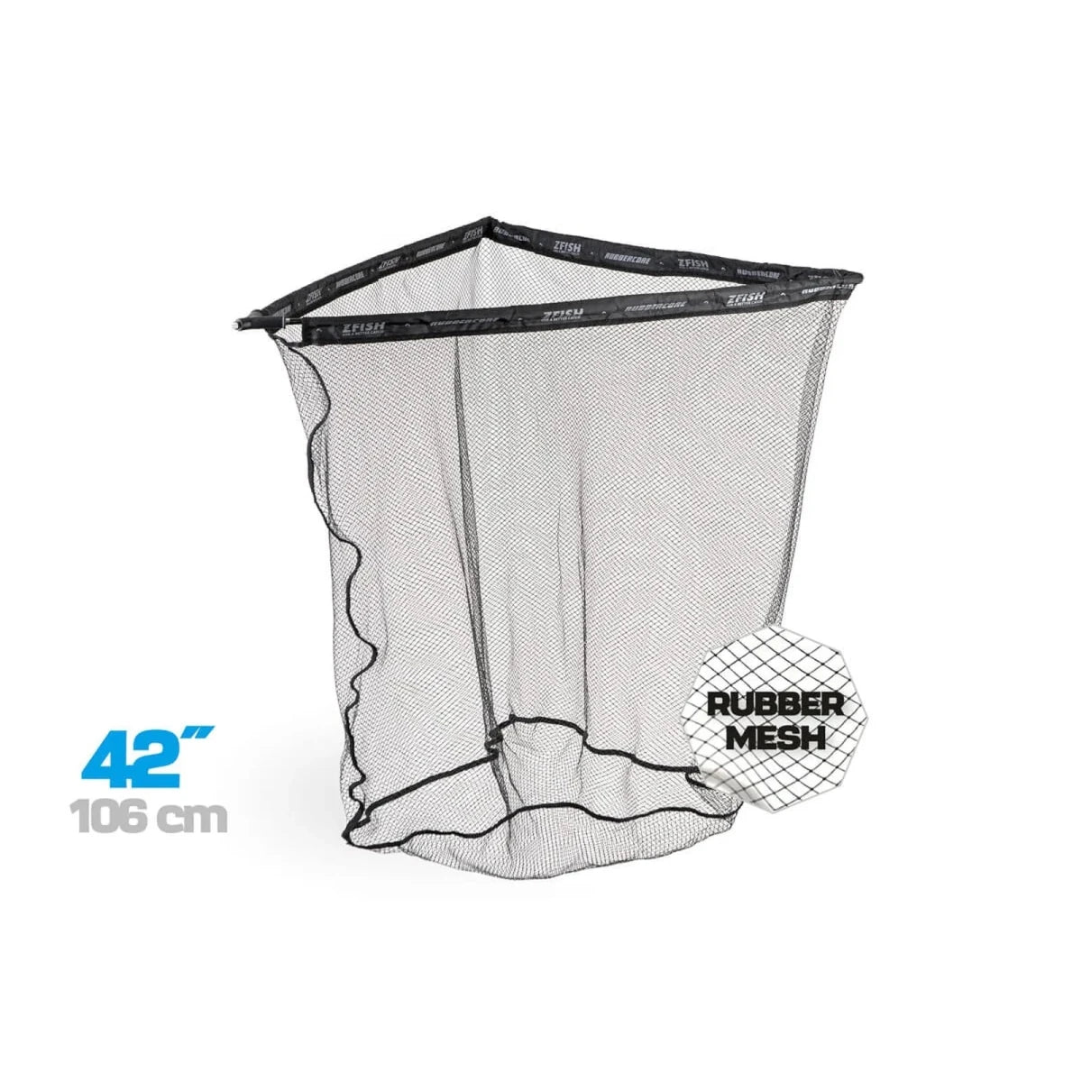 Red de Sacadera Zfish Rubber Core 42" - Tienda Carpfishing