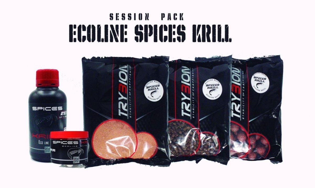 Session Pack Trybion Ecoline Spices Krill - Tienda Carpfishing