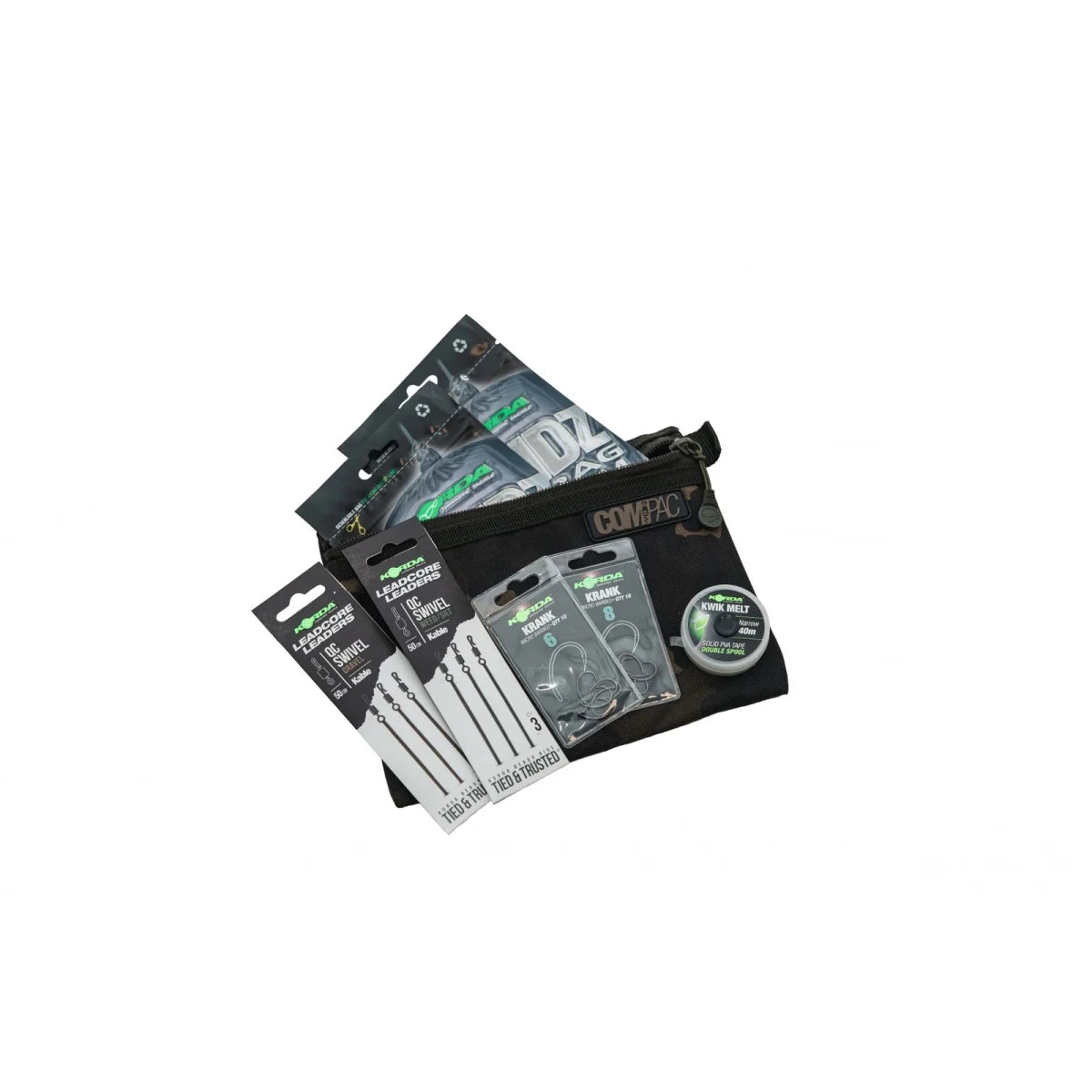Set de carteras Korda Compac Dark Kamo - Tienda Carpfishing