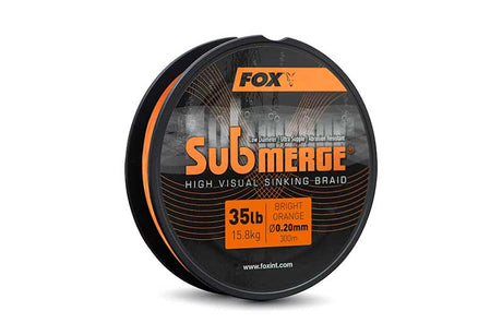 Trenzado Fox Submerge Sinking Naranja 300 m - Tienda Carpfishing