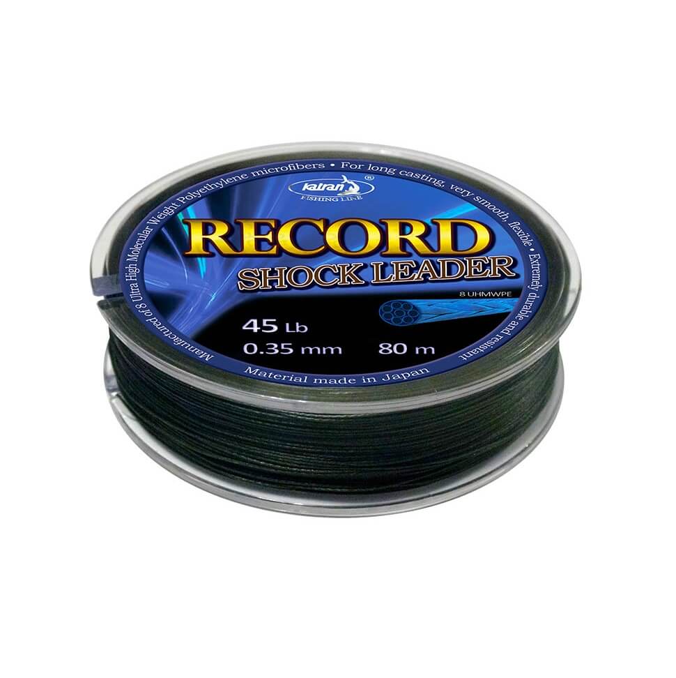 Trenzado Katran Shock Leaders Record 60 lb 80 m - Tienda Carpfishing