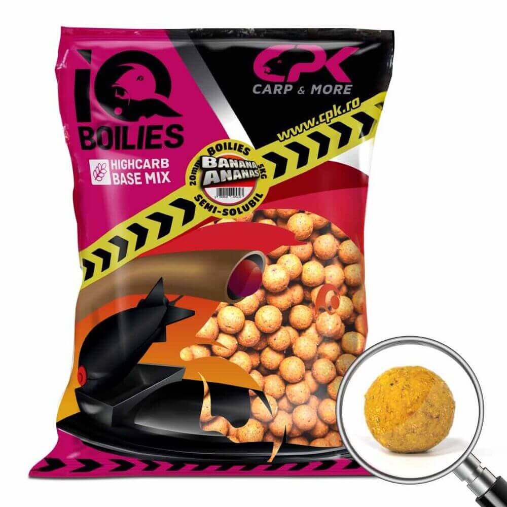 Boilies CPK IQ Bananas Ananas 20 mm 5 Kg