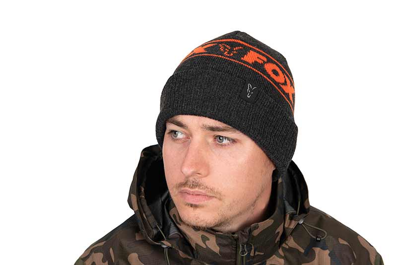 Gorro Fox Collection Negro Naranja 3