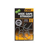 Anzuelos Fox Wide Gape Straight - Tienda Carpfishing