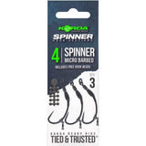Anzuelos montados Korda Spinner - Tienda Carpfishing