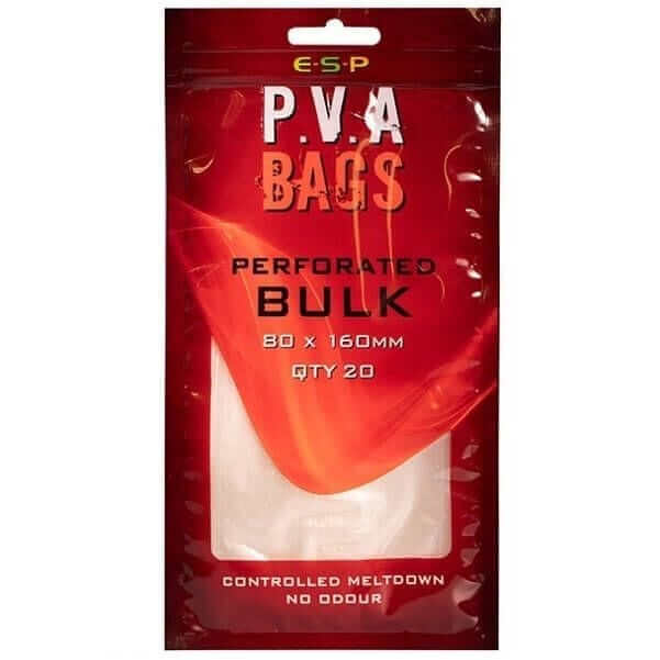 Bolsas de PVA perforada ESP 80x160 mm - Tienda Carpfishing