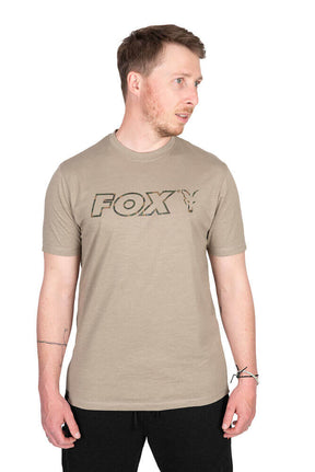Camiseta Fox Ltd LW Marl Caqui - Tienda Carpfishing