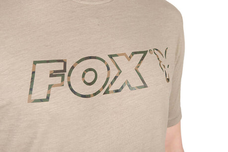 Camiseta Fox Ltd LW Marl Caqui - Tienda Carpfishing