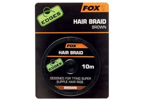 Hair Braid Edges Fox Marrón 10 m - Tienda Carpfishing