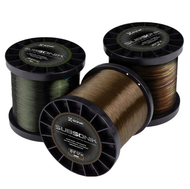 Hilo Sonik Subsonik claro 0,41mm / 3000 m - Tienda Carpfishing