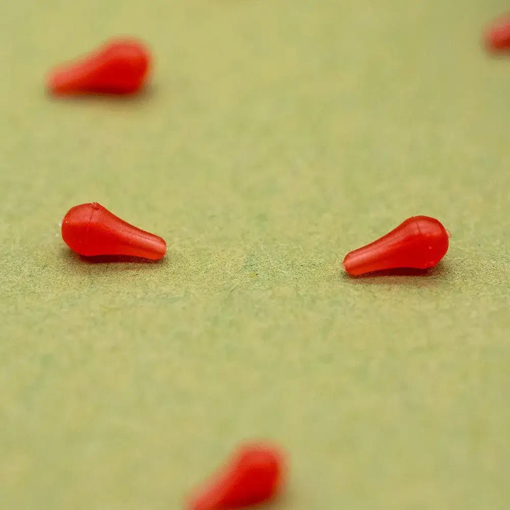 Hook Bead OMC Dazzlers Blood Red Distance S - Tienda Carpfishing