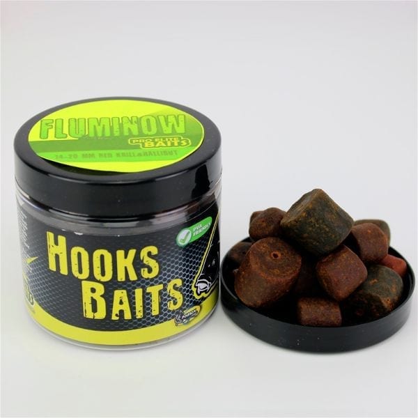 Hook Pellets Fluminow Pro Elite Baits Red Krill Halibut 14 - 20 mm - Tienda Carpfishing