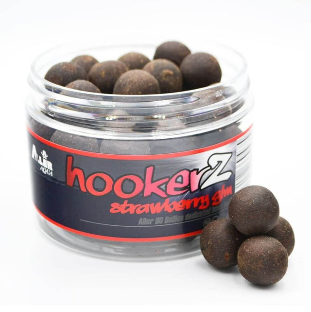 Hookerz Massive Baits Aller90 Strawberry GLM 18 mm - Tienda Carpfishing