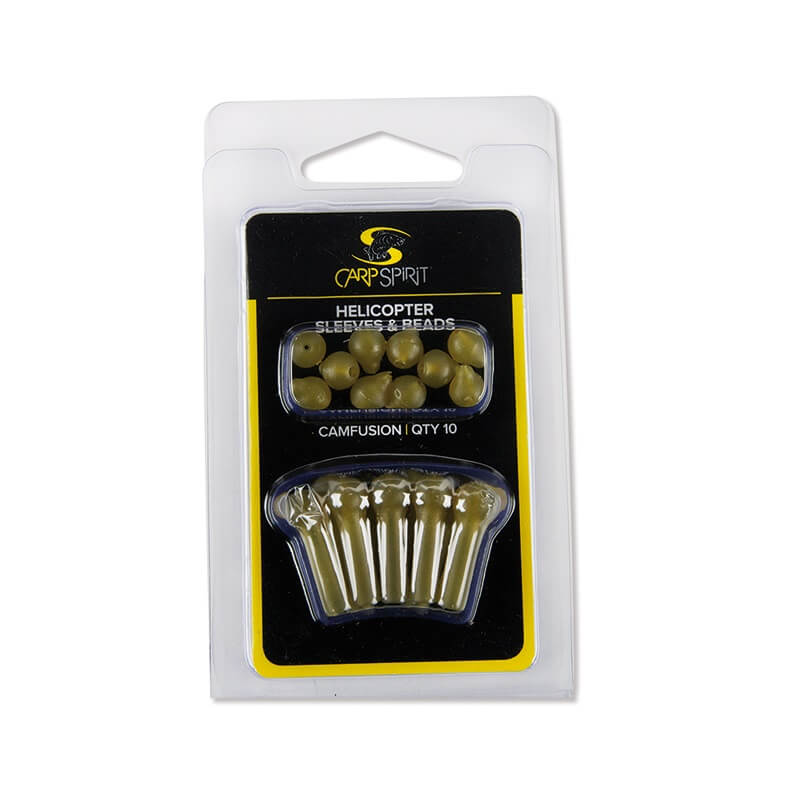 Kit Helicopter Sleeves Beads Carp Spirit Camo - Tienda Carpfishing