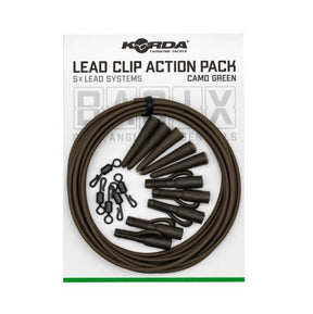 Lead Clip Action Pack Korda Basix - Tienda Carpfishing