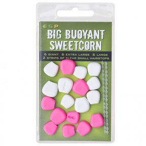 Maíz ESP flotante Big Buoyant Rosa - Blanco - Tienda Carpfishing
