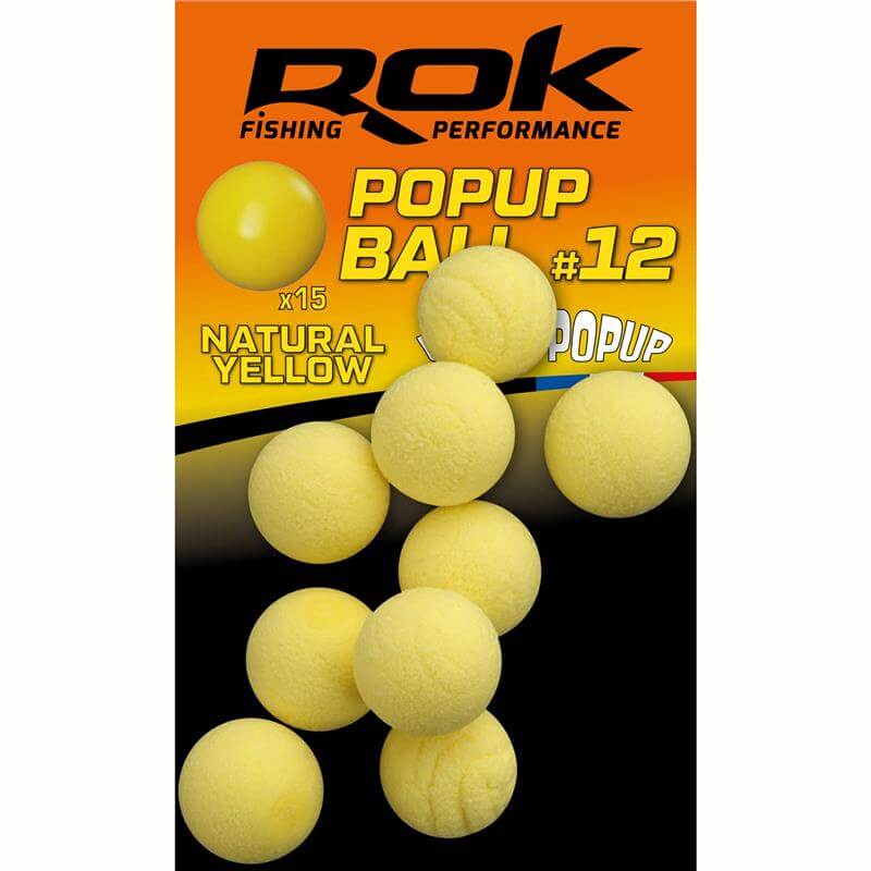 Pop up Ball Rok Fishing Amarillo 12 - Tienda Carpfishing