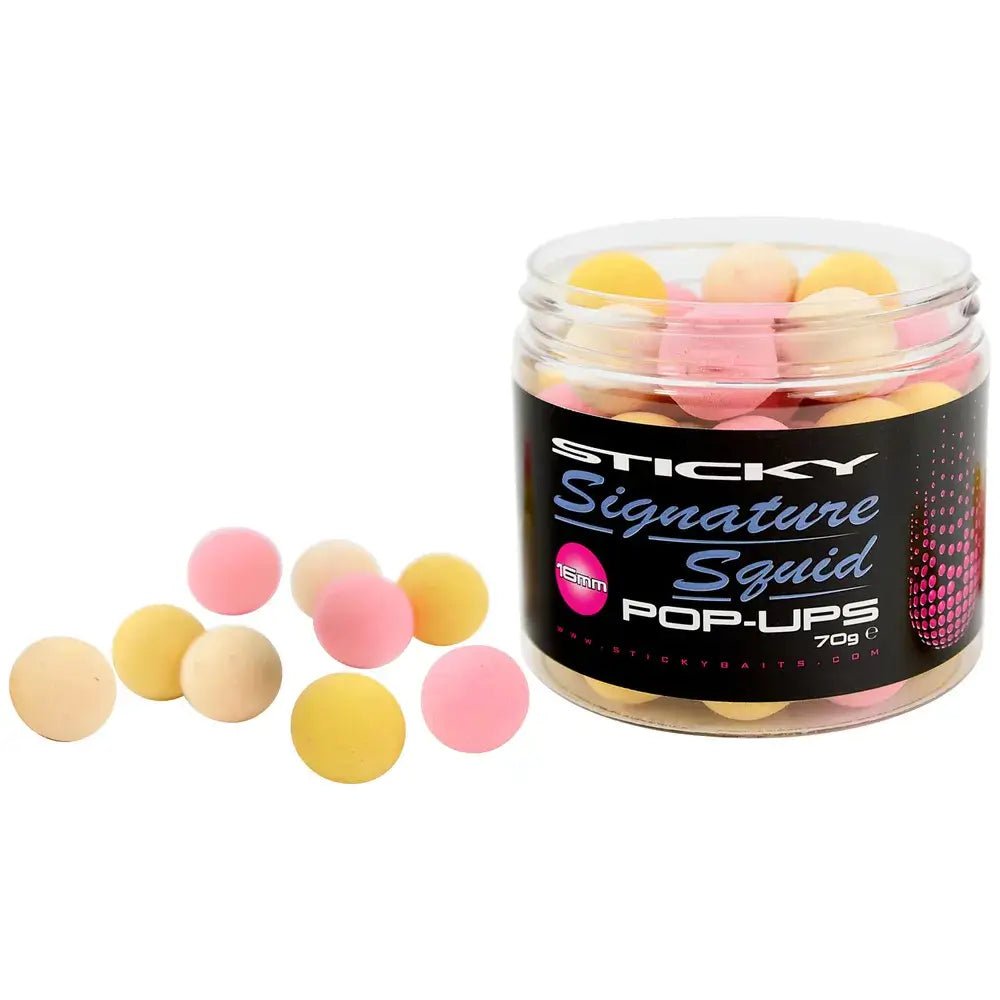 Pop Ups Sticky Signature Squid 16 mm - Tienda Carpfishing