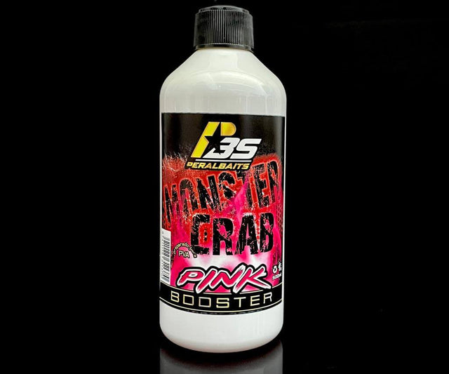 Remojo Booster Pink Peralbaits Monster Crab 500 ml - Tienda Carpfishing