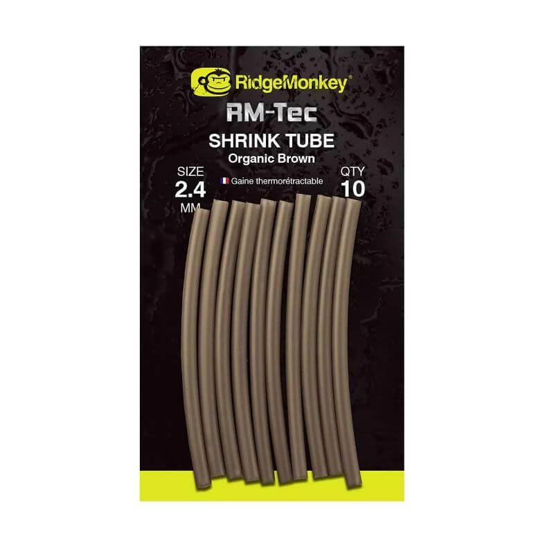 Shrink tube Ridge Monkey Marrón 2,4 mm - Tienda Carpfishing