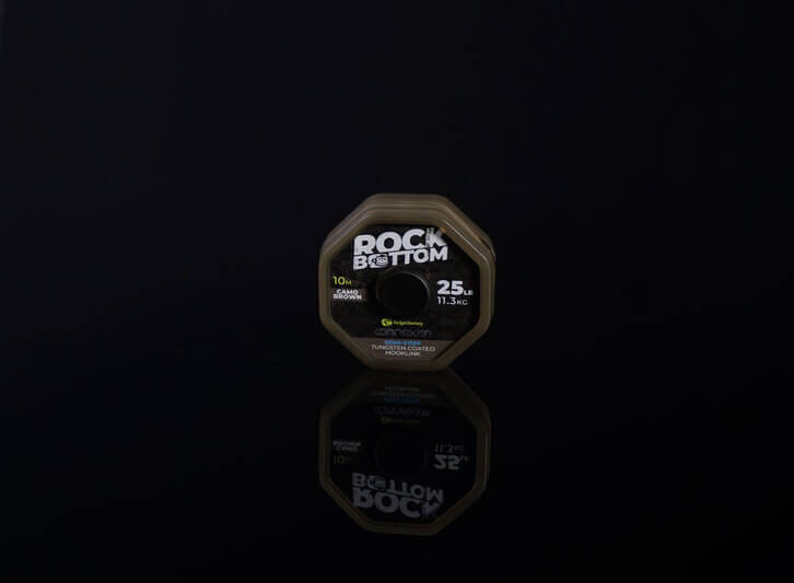 Trenzado Ridge Monkey Tungsteno Rock Bottom Semi Camo Marrón 10 m - Tienda Carpfishing