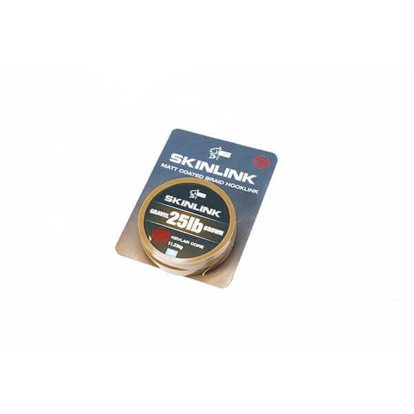 Trenzado Skinlink Stiff Nash Marrón 10 m - Tienda Carpfishing